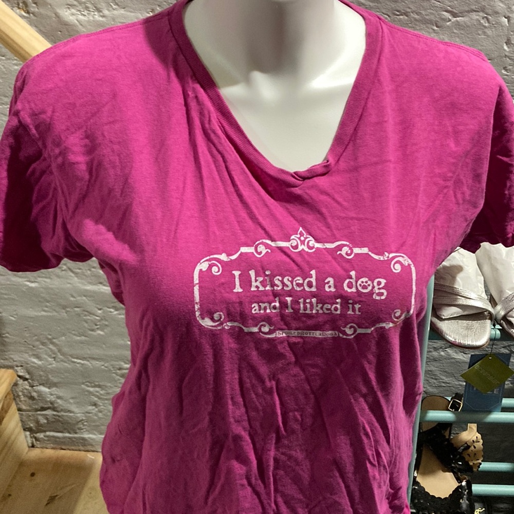 Fun dog mom tee XL